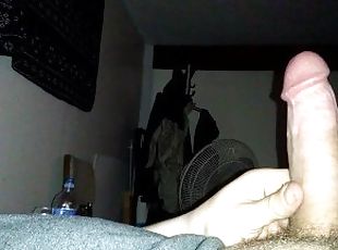 Horny Shemale Shows Her Cock with Precum