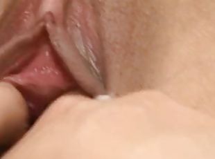 Pussy licked busty slut sucks