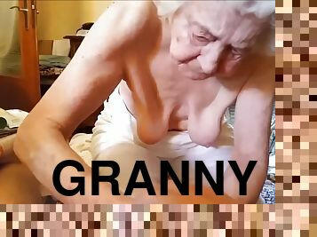 Granny massages a dick