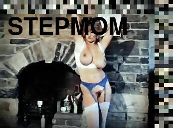 My Stepmom Showed Her Gigantic Tits And Furry Pussy In Old Movies