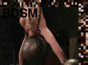 Tia Ling gets hang up head down in stunning BDSM clip