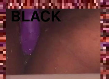 Black Ebony Masturbation Squirt