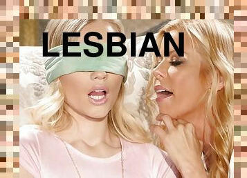 lesbisk, blond, pragtfuld