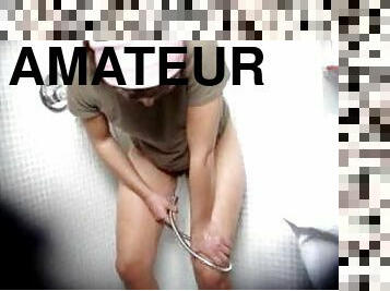 I set up a hidden cam in the shower and here is how she masturbates