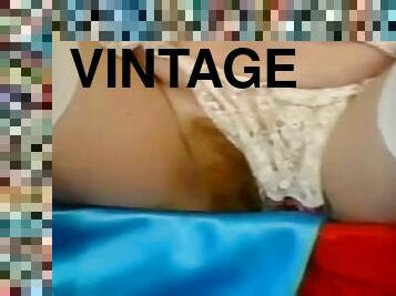 Flashing huge tits vintage milf