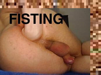 Nympho Trans Girl Self Fisting and Prolapse Gape Anal - Self Fucking Rough Sex