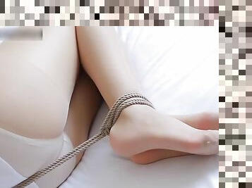 Chinese teen girl bondage pantyhose