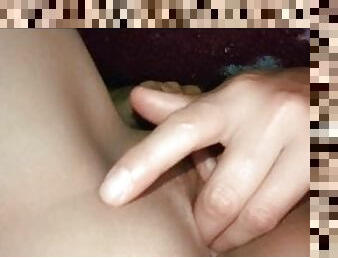 Young virgin girl fingers herself for the first time, she needs more to cum.