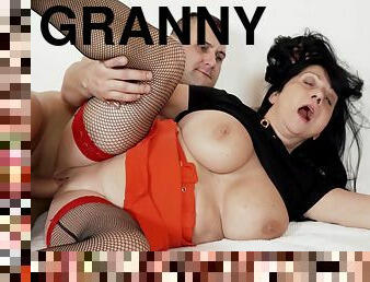 Young Boy - Old Granny Fucked By