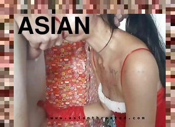 asiatisk, orgie, amatør, deepthroat, par, fetish, jul