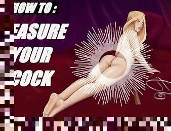PREVIEW How to Measure your Cock Audio JOI - Measurements & Testicle Exam ASMR Sex Education (F4M)