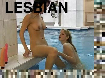 Hot Lesbian Teens At The Pool