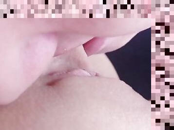 MY ASIAN GIRL ASKED TO LICK HER TIGHT PINK PUSSY