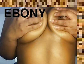 Bouncing My Big Oiled Ebony Tits  @Jadeonfire__ on Twitter/X