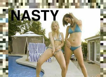 Ashley Fires and Bobbi Starr in nasty pissing compilation