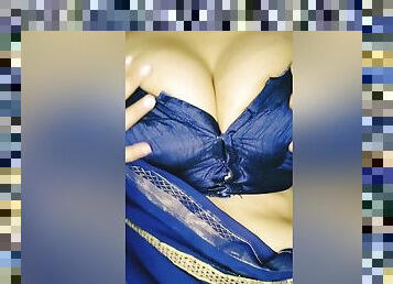 Desi Girl In Saree Boobs Press And Show With Female Ejaculation