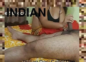 Happy New Year - Indian Couple Exciting New Year's Eve party handjob and blowjob