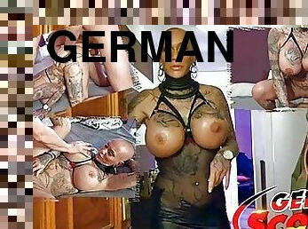 GERMAN SCOUT - BALD HEAD BIG TITS ESCORT KITTY CORE FUCKED