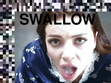 Cum in mouth and swallow compilation Part ?1