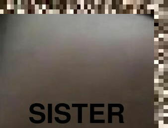 Fucking step-sister in the dark, while family eats upstairs.