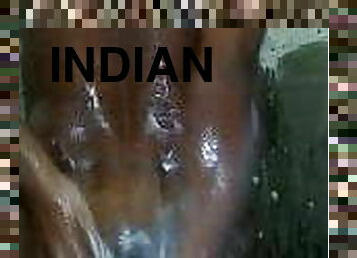 Indian teen boy Taking shower and showing his crazy ass