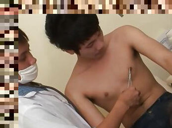 Asian twink fucked by doctor for fresh cumshot
