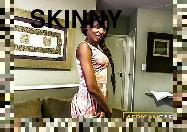 Skinny African Amateur Interracial