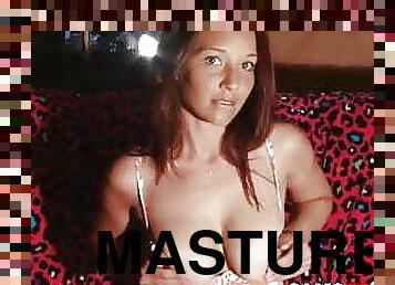 Cute Redhead in Little Dress Strips Naked on Webcam