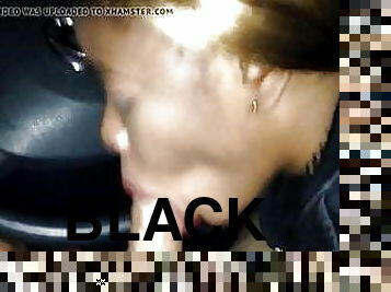 Black blowjob hooker in car
