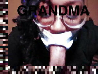 isoäiti, isoäiti-granny, milf, mulkku, suihinotto-sucking