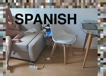 Fucked his Spanish gf on hidden camera