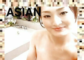 Risa Murakami cleans cock and licks man - More at hotajp.com
