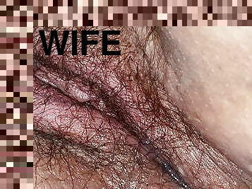 My wife pussy after cream pie 