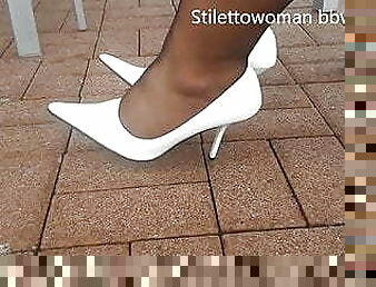 Bbw mature in pantyhose heels 