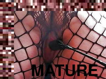 fishnet, whipped, ass shaking, spanked, whipped, crop