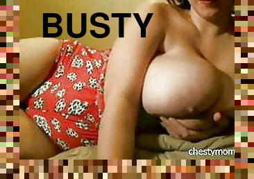 Busty webcam