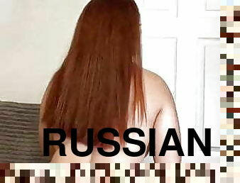 Russian Nice Figure Beautiful Busty Milf Showing Her Boobs 