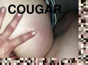 Cub 37m shoves dick in Cougar ass 51f
