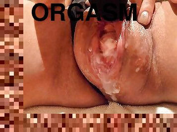 klitoris, masturbacija, orgazam, pička-pussy, amaterski, igračke, kamera-cum, napaljeni, sami, mokri