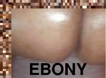 Big booty Ebony Toy play! Anal play! BBC precum