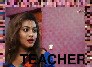 Desi Teacher fucked with college boy hardcore sex