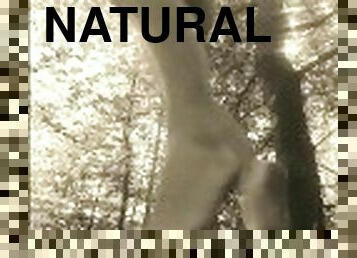 Natural Mystic Bio Muscle hanging in the Wood for erotic funny Plays