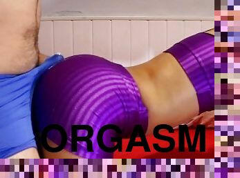 Cum through boxers doggystyle, shiny spandex???? [side view version]