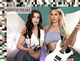 Busty Rockstar Skylar Vox Seduced By Lesbian Photographer - GirlfriendsFilms