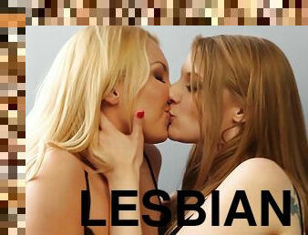 A very hot lesbian porn video is presented on our free porn site