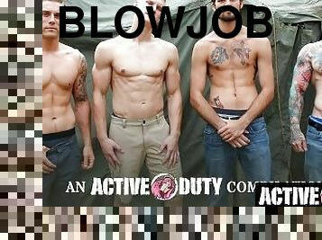 ActiveDuty - Compilation Of The Finest Muscle Hunk Soldiers Cumshot From 2019