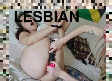 orgasm, studenta, bunaciuni, lesbiana, jucarie, bdsm, cu-degetelul, blonda, fetish, bondage