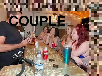 Wild Florida Swinger Couples Have Orgy At A Public Tiki Bar !