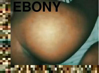 Slim Thick Ebony Takin Backshots from BF