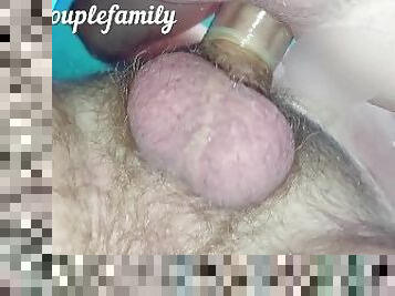 Wife's lover after fucked her, cum in my ass